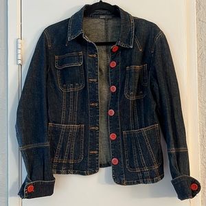 Vintage Dirty Denim Jean Jacket